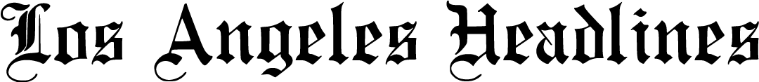 Los Angeles Headlines - Logo black